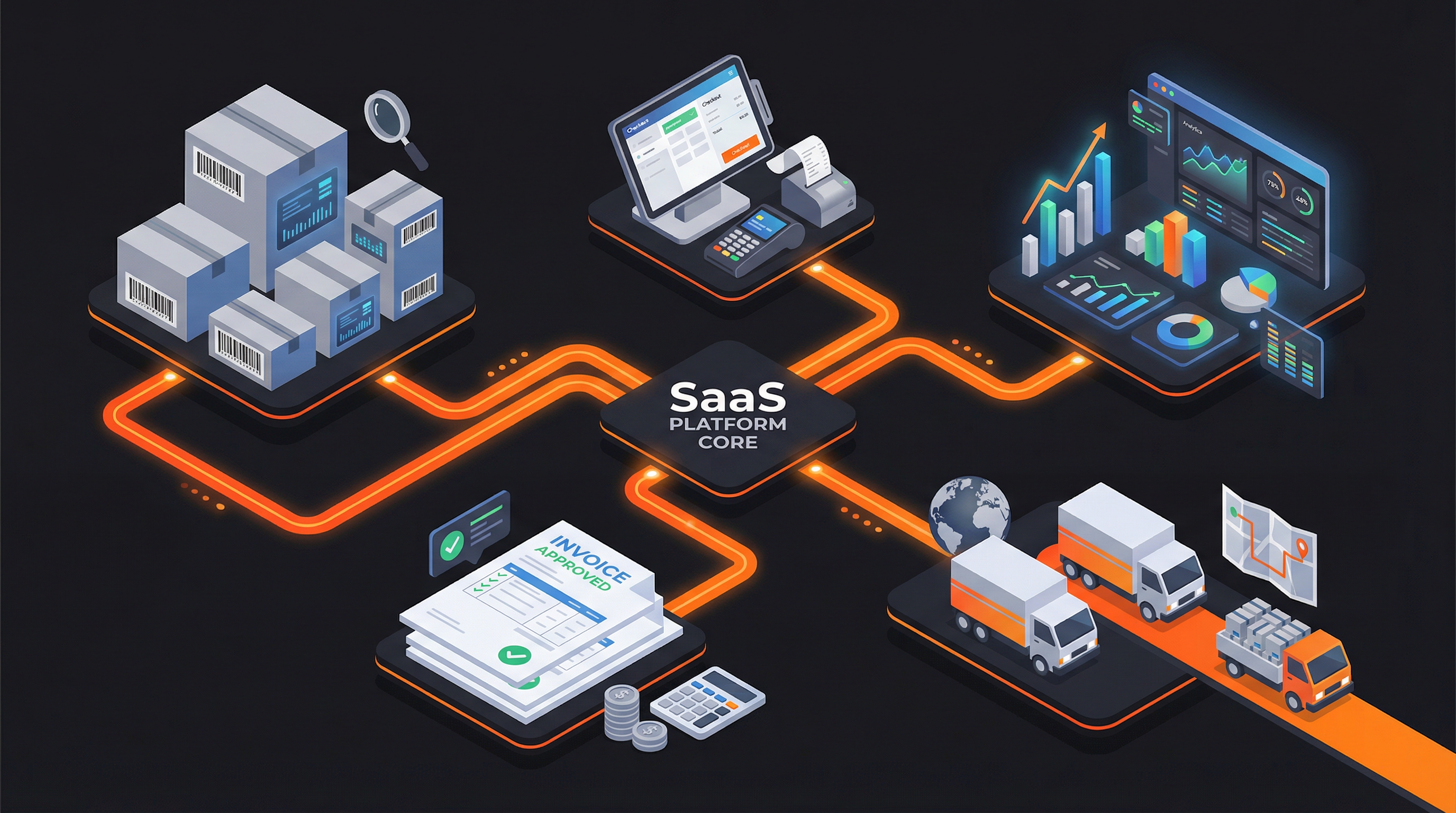 Módulos conectados de InventarioApp